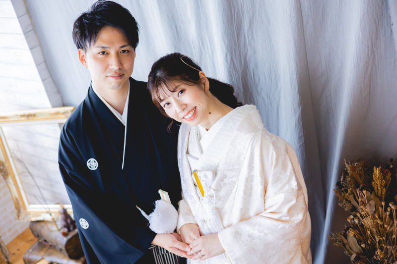和装でフォトウェディング