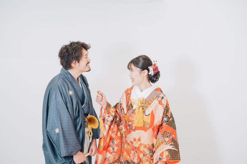 猫ちゃんと和装スタイル