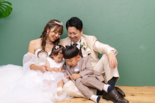 家族で残すフォトウェディング