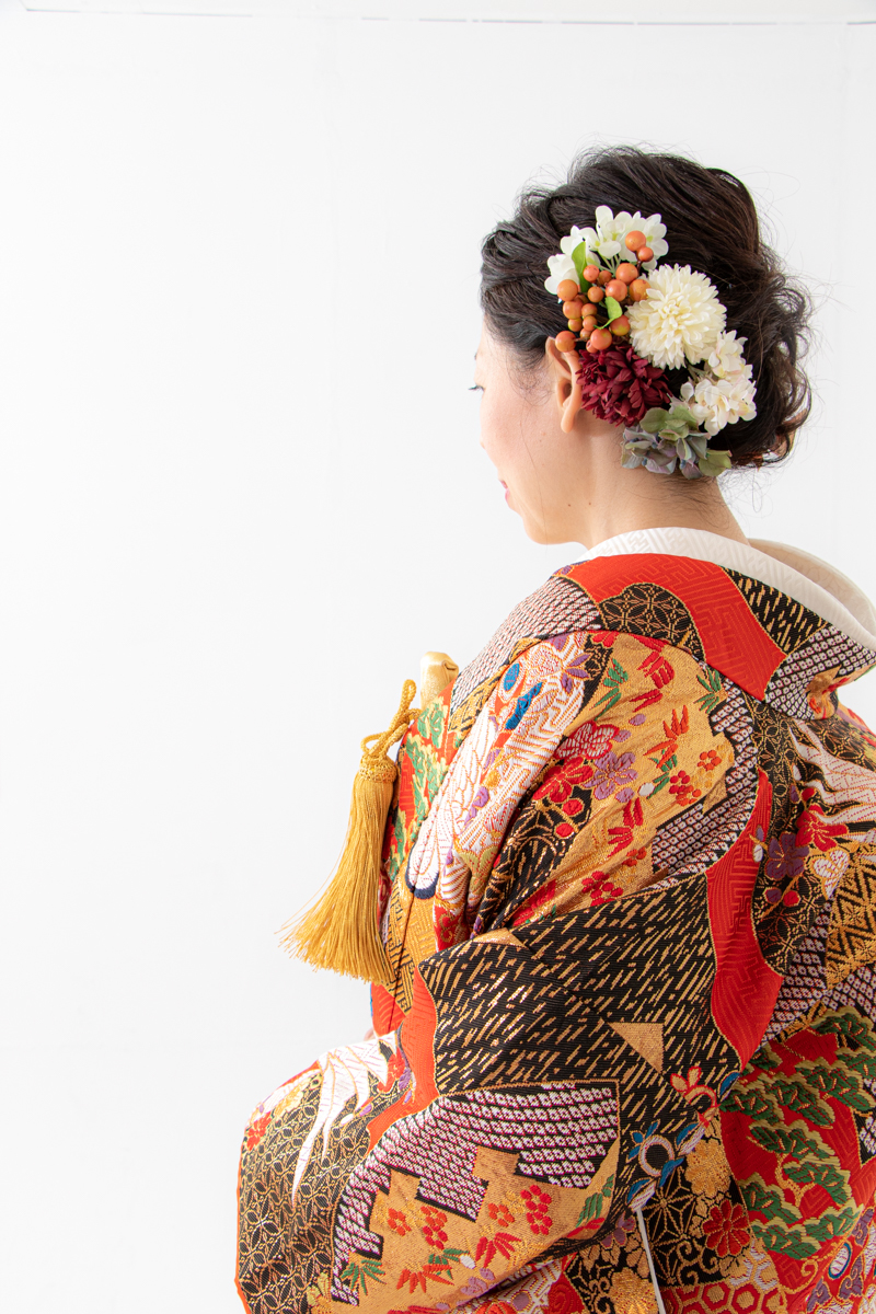 華やかなヘアアクセ♪