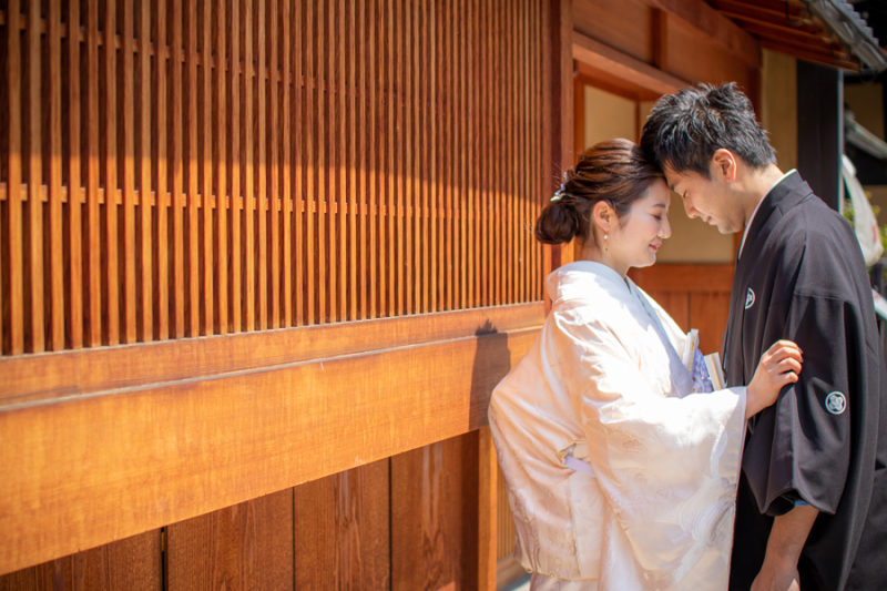 京都の町並みでロケーションフォト♪