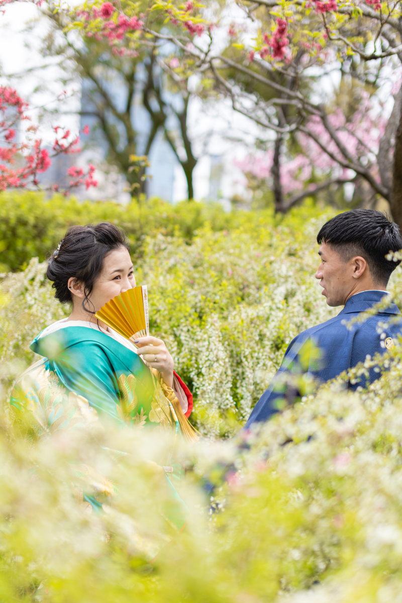 自然に囲まれて