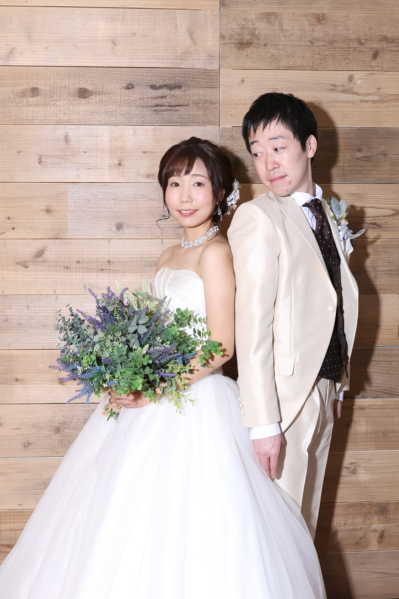 おふたりだけのカットも。