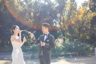 靱公園 × シャボン玉