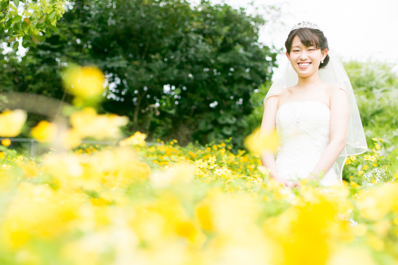 ご新婦様のソロカットも