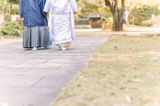 和装でロケーションへ