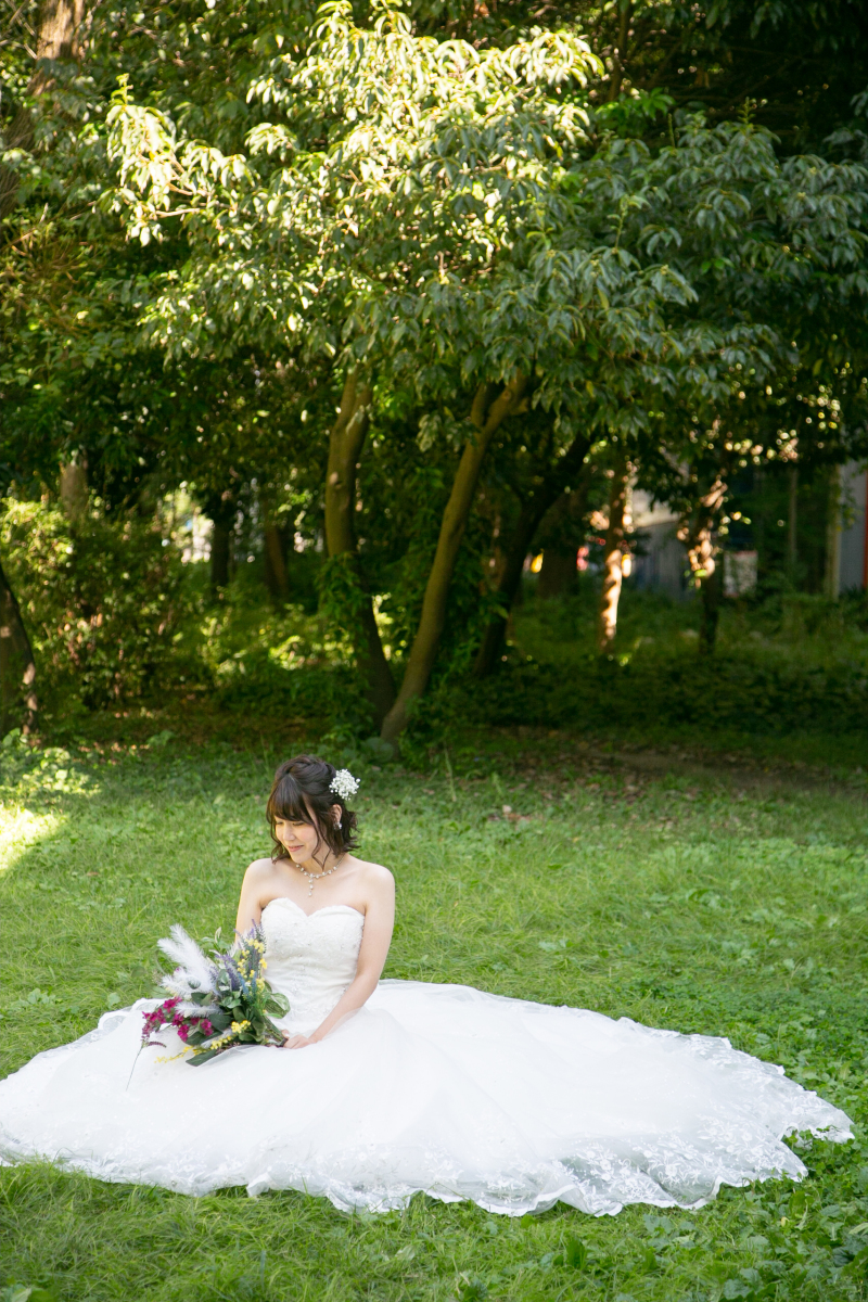 新婦さまのソロ撮影