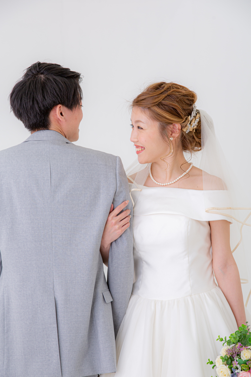 素敵な笑顔のご新婦様