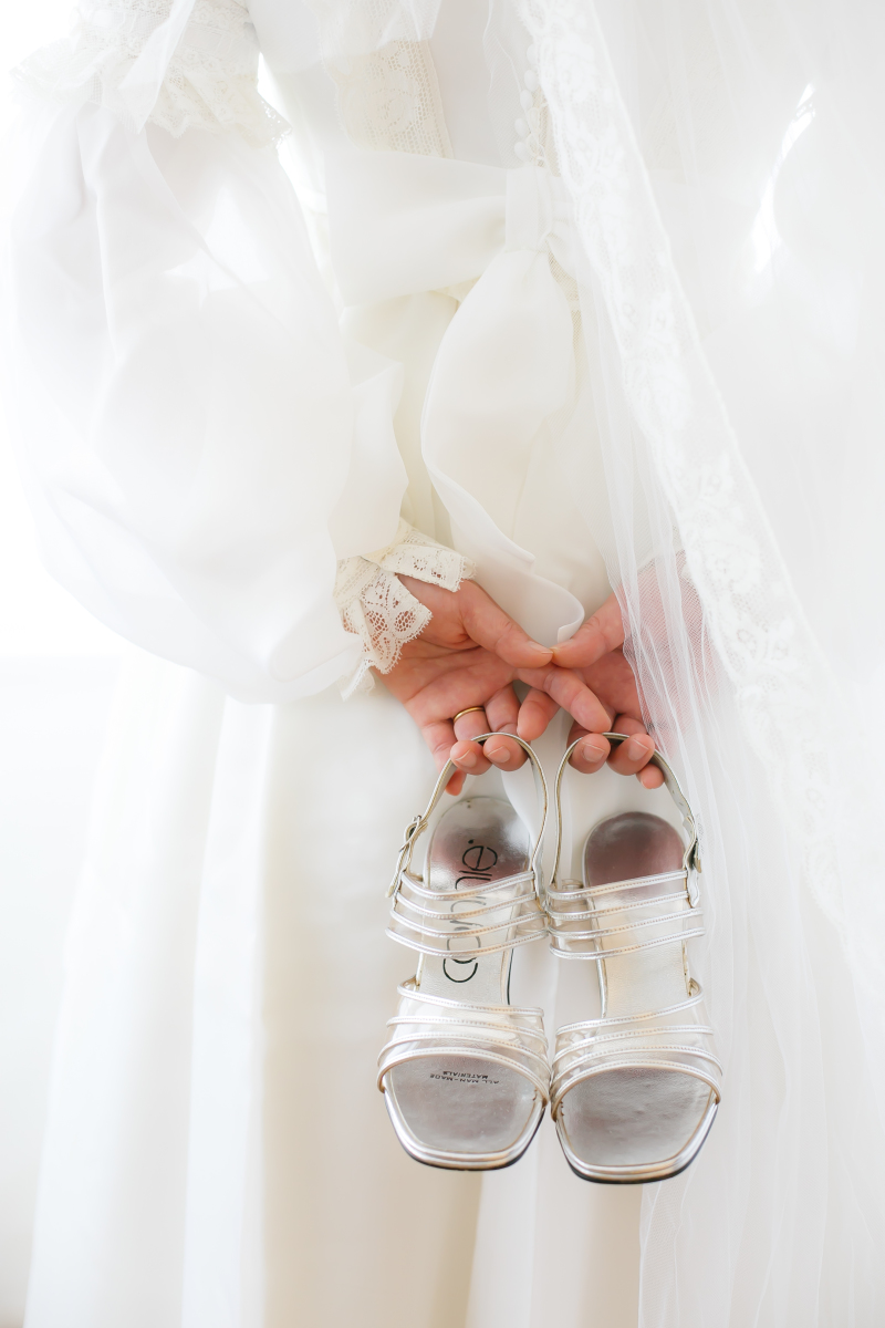 靴もお母様から