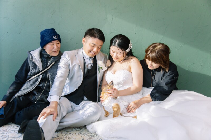大切な家族とフォトウェディング