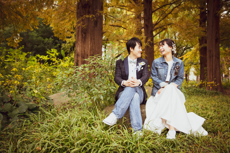 照れてます(^ ^)