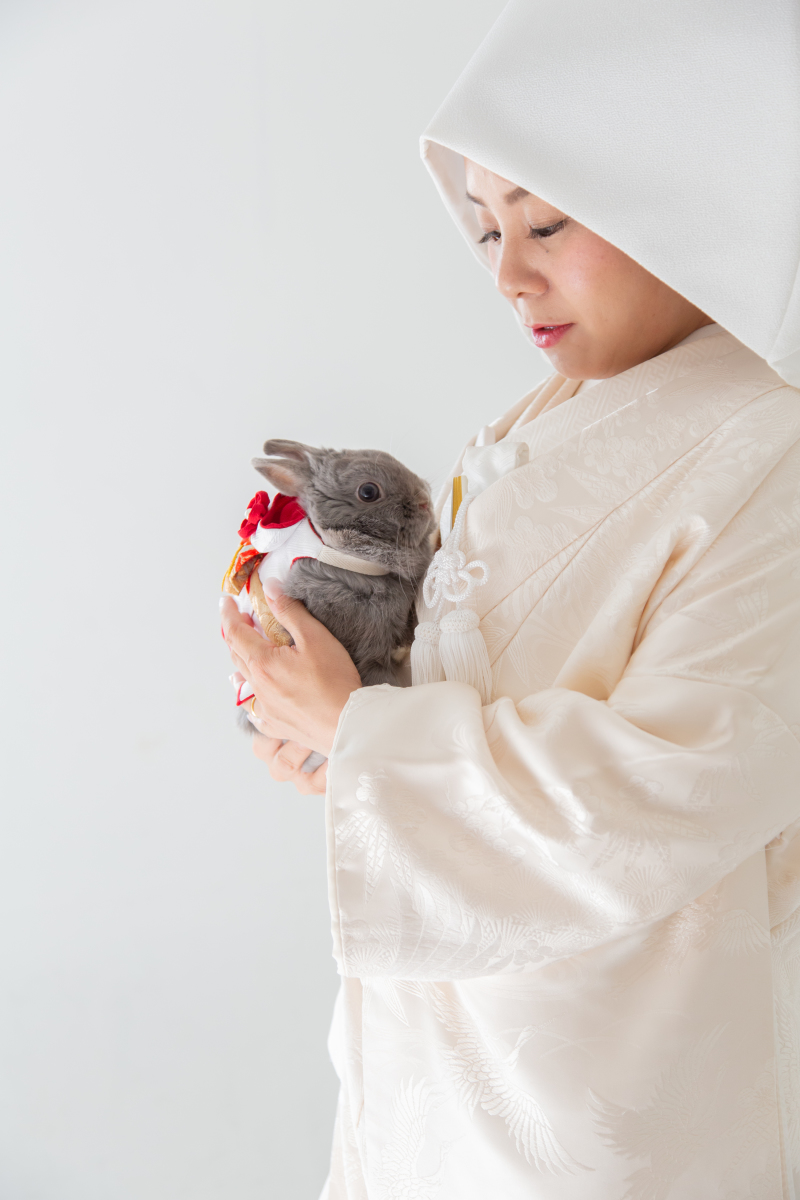 うさちゃんも一緒に!