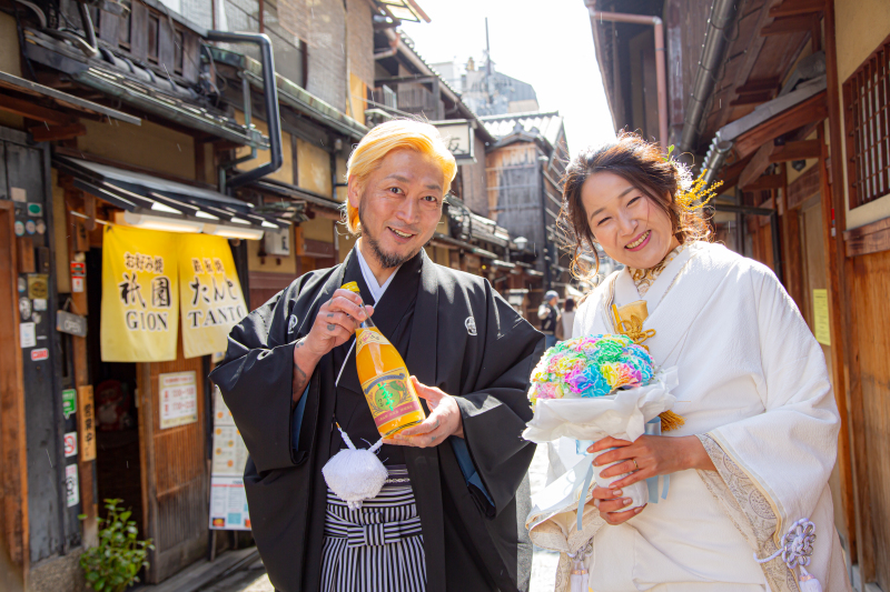 新婦様の妹様からサプライズのブーケ