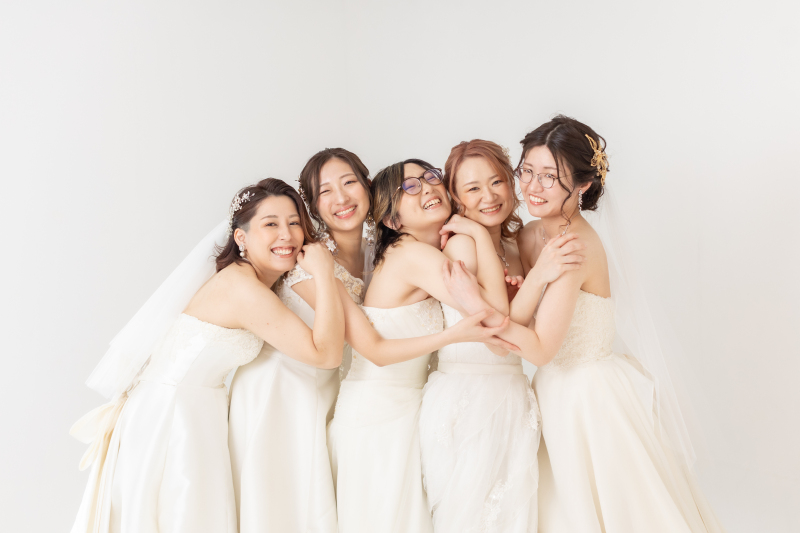 みんなでウェディングドレス！！