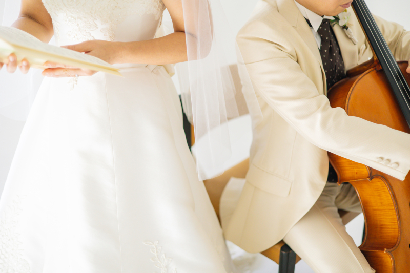フォトウェディング × チェロ　
