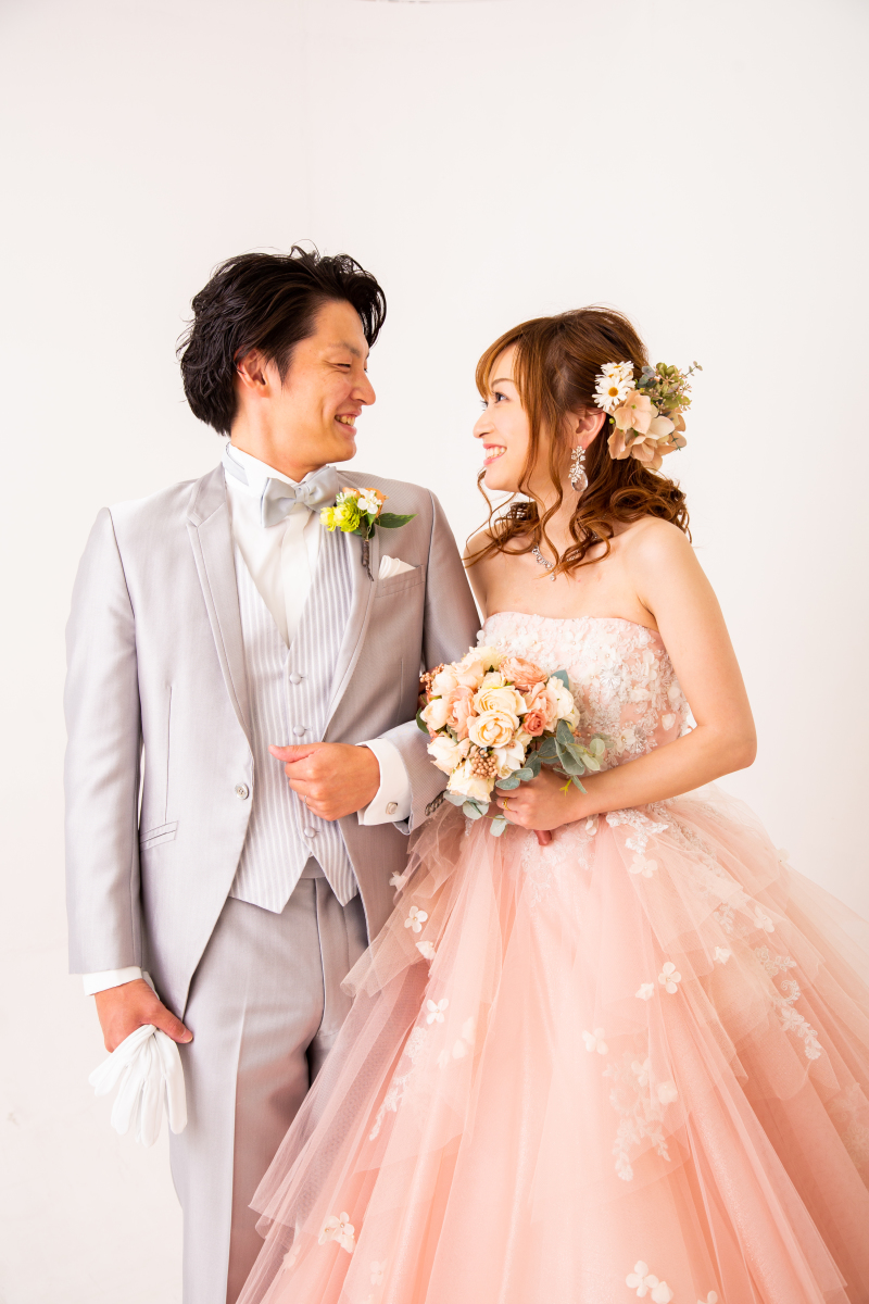 照れているお2人