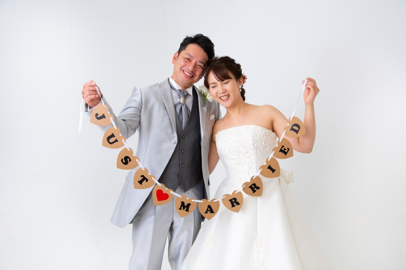 洋装スタジオフォトウェディング撮影!