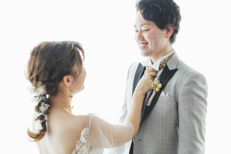 お支度もふたりで