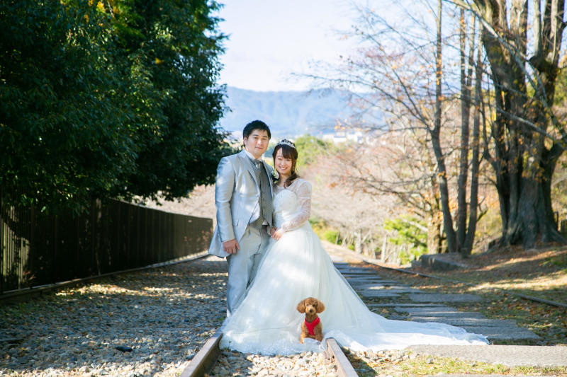 京都で秋の洋装ロケーション撮影！蹴上インクライン♪