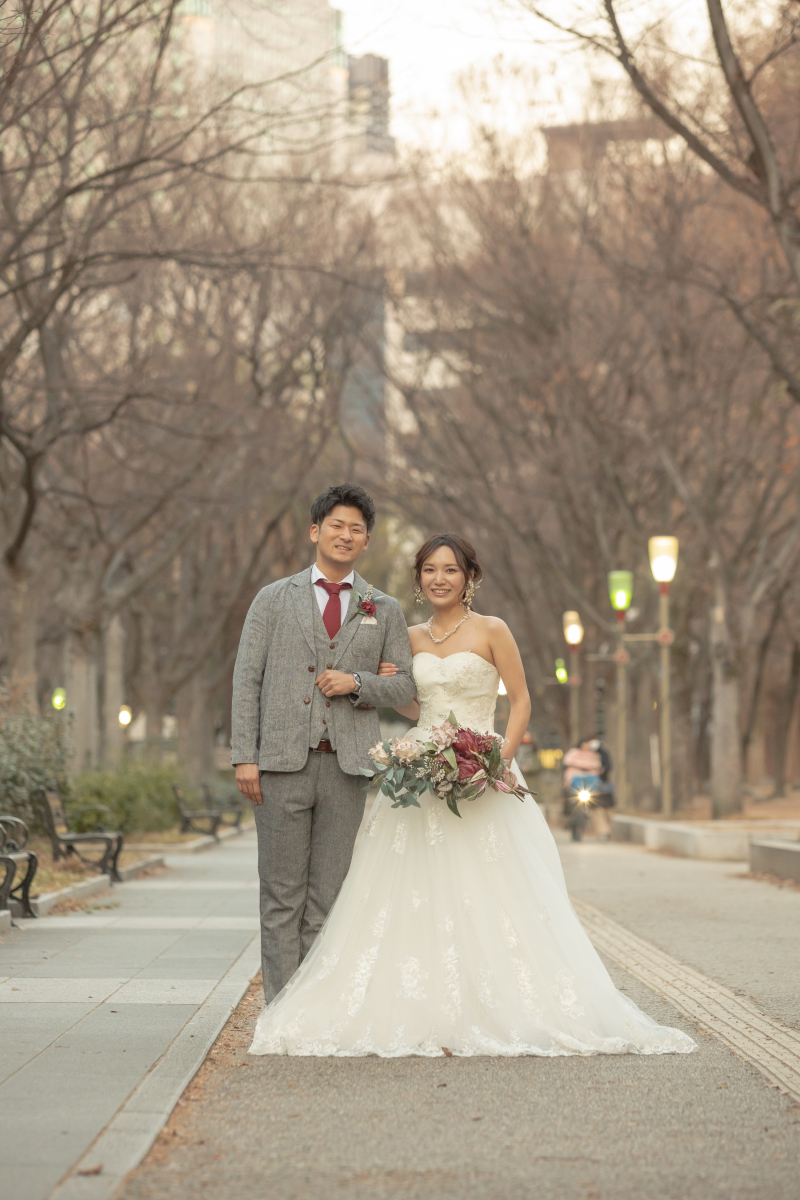 ドレスにチェンジ