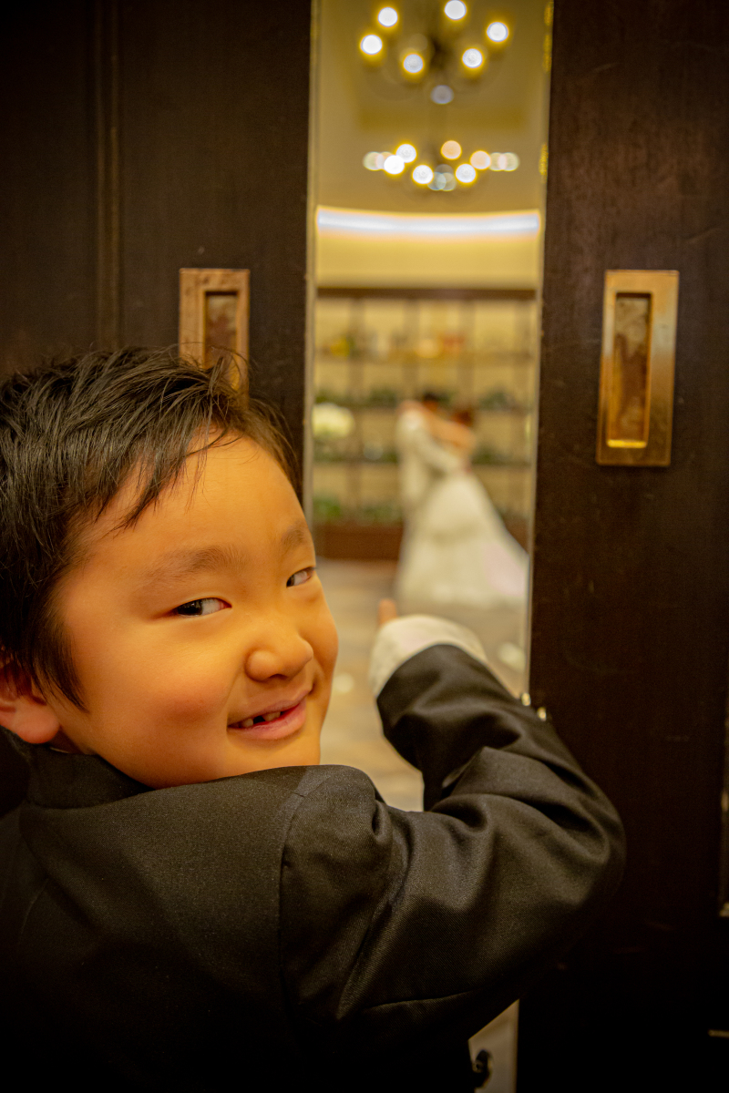 覗いていました