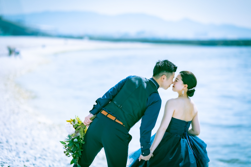 海!夕日!素敵なロケーション撮影!