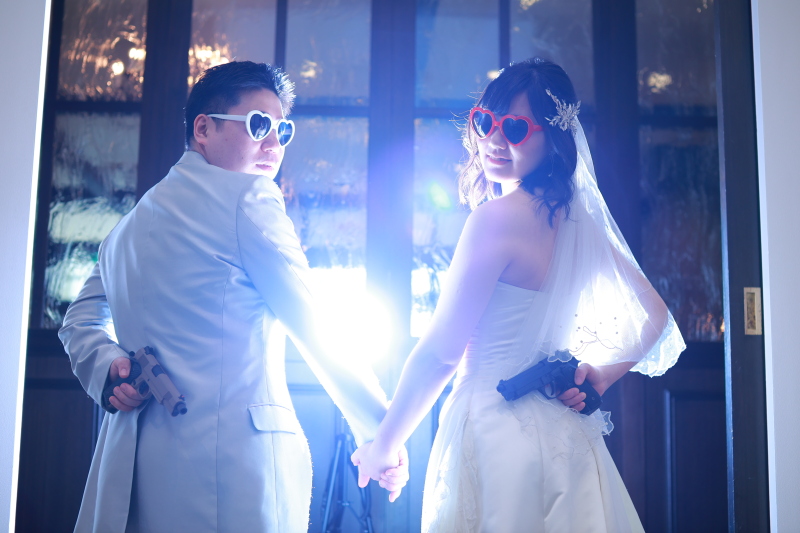 サングラスを使って