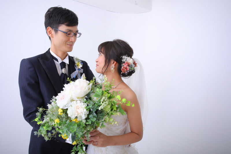 洋装スタジオフォトウェディング