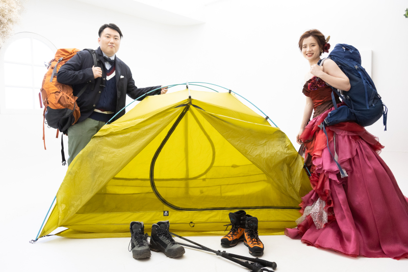 アウトドアなお二人