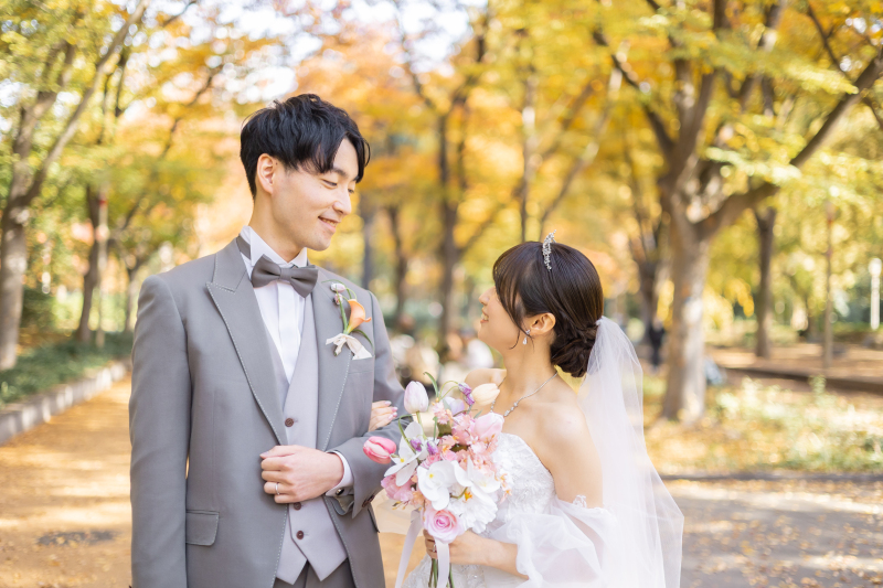 紅葉&times;フォトウェデイング