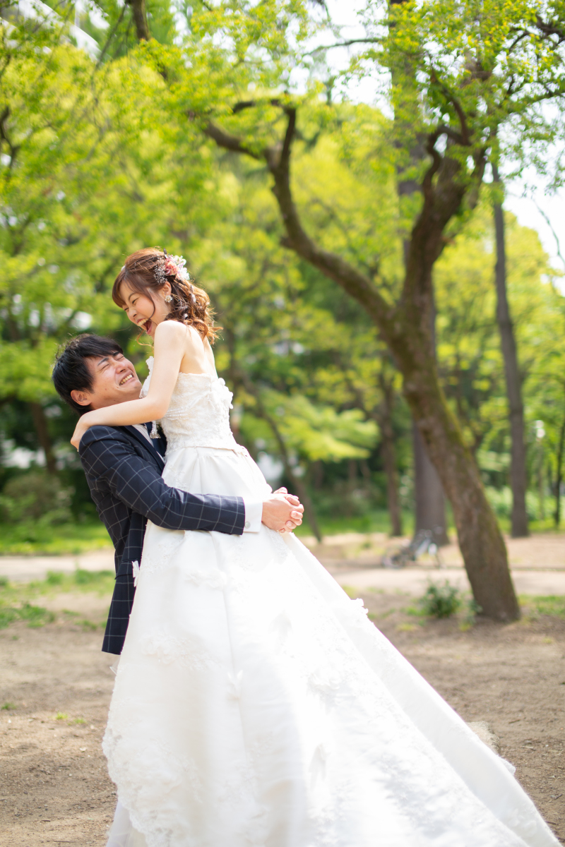 新郎様力持ち!!