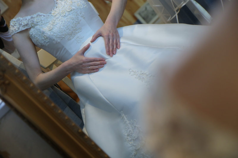 鏡越しのイメージショット