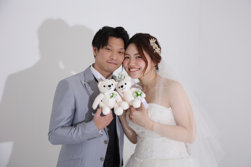 大切なお人形と一緒に