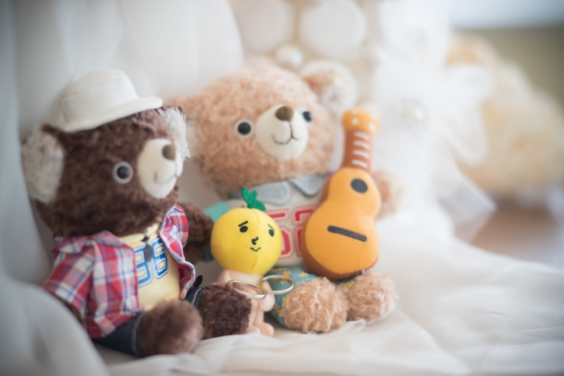 思い出のぬいぐるみも