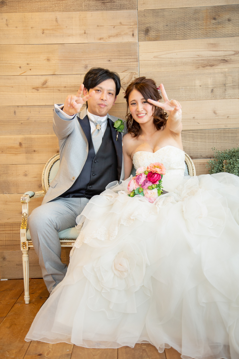 仲良くピース！