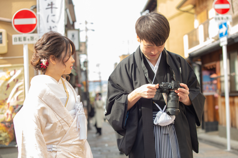 カメラが趣味の新郎様