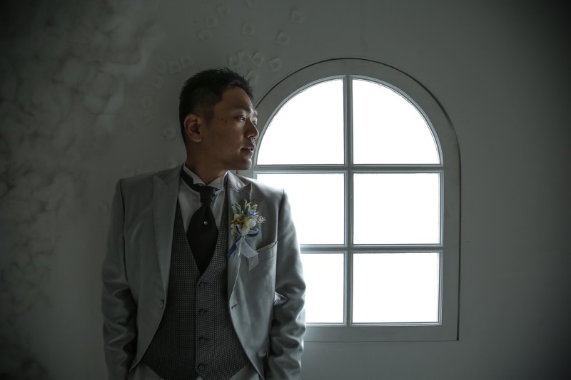 ご新郎様ソロカット!