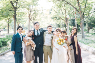 ご家族・ご友人様と一緒にご撮影可能！