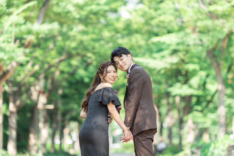 阿部写真館　大阪本町靭公園前店_ガーデンで撮影できる