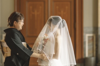 スタジオや中央公会堂で挙式風撮影