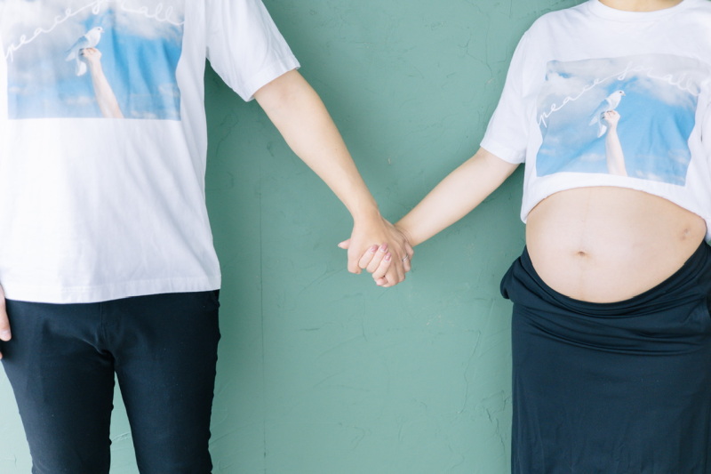 阿部写真館　大阪本町靭公園前店_マタニティフォトの撮影ができる