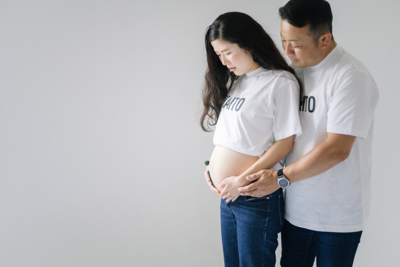 阿部写真館　大阪本町靭公園前店_マタニティフォトの撮影ができる