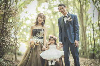 天気に恵まれ、家族みんな笑顔で撮れましたね♡体調が優れない中、ロケーション撮影を頑張ってくれたお嫁さんに感謝です！