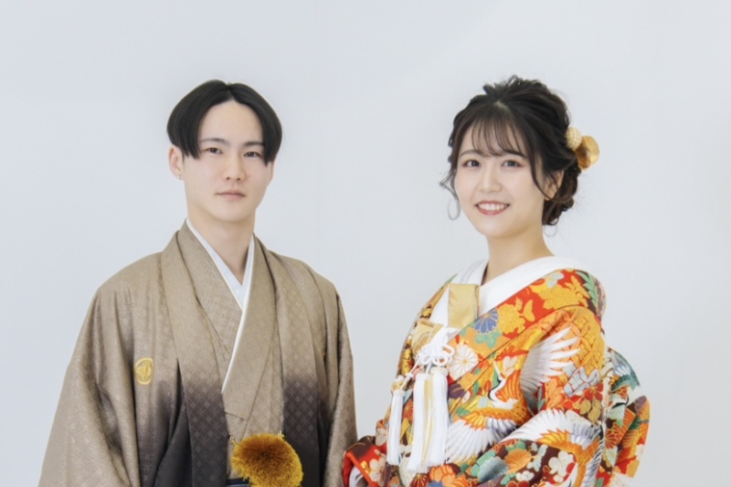 ♦︎和装2着(白無垢+色打掛)スタジオ撮影♪【レタッチ付き全データ200カット】