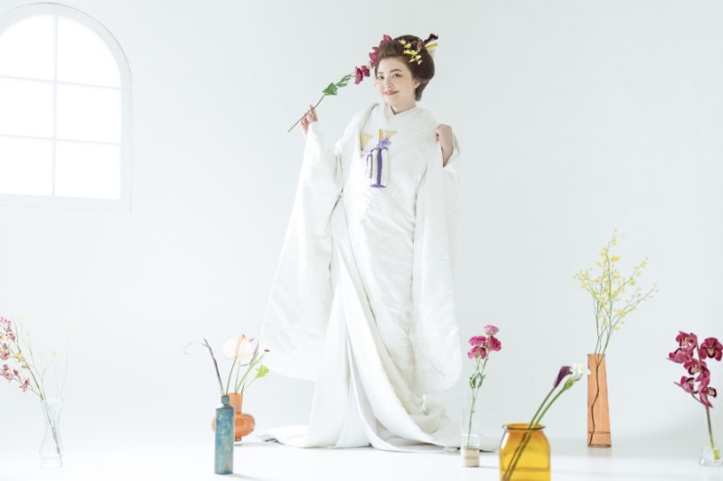 毎月2組限定【生花プラン】「洋1着＋和1着スタジオ」アルバム10P＋使用データ15カット！通常¥235,400→¥213,400