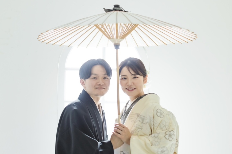♦︎和装2着(白無垢+色打掛)スタジオ撮影♪【レタッチ付き全データ200カット】