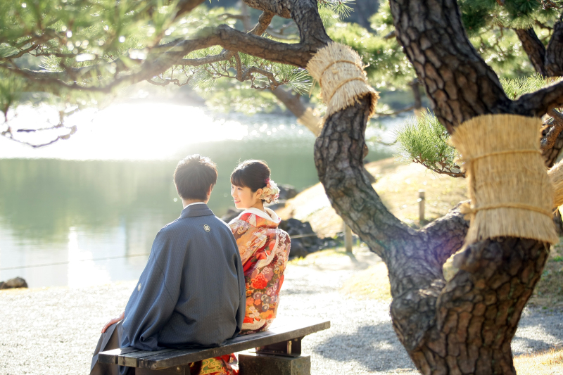 東京装苑_庭園で撮影できる