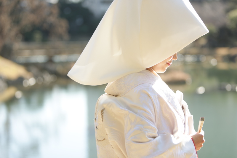 東京装苑_庭園で撮影できる