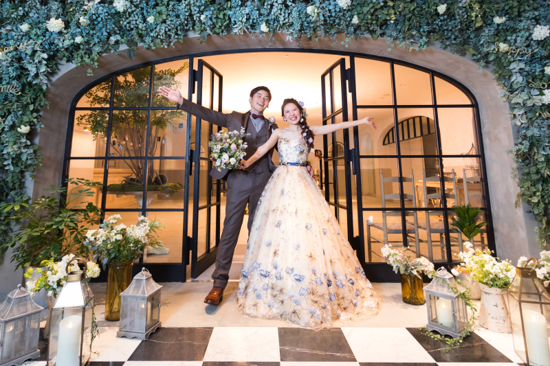 グリーンがいっぱいのエントランス