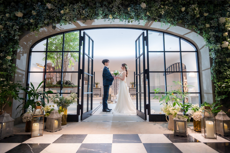 エントランスから